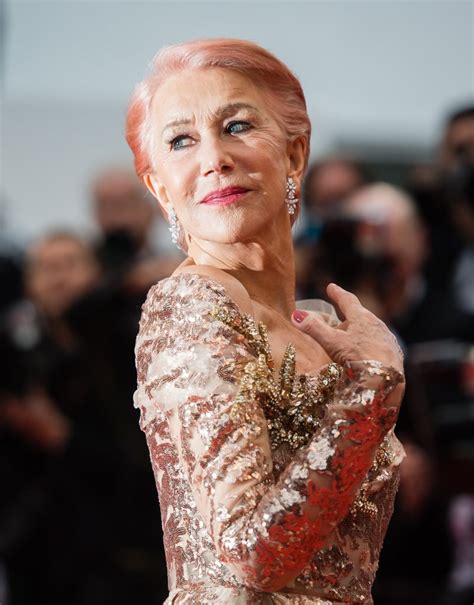 Helen Mirren Pink Hair At Cannes Film Festival Popsugar Beauty Uk