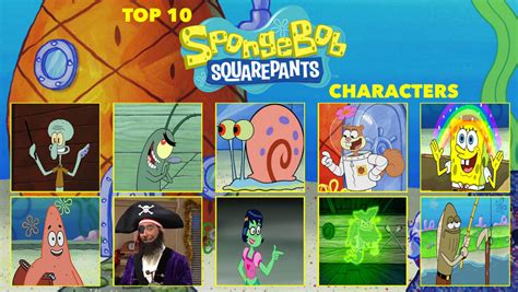 Top 10 Spongebob Squarepants Characters By Media201055 On Deviantart