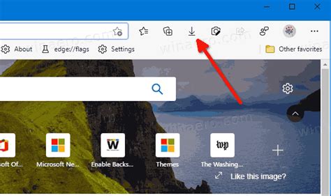 Add Or Remove Downloads Button From Toolbar In Microsoft Edge