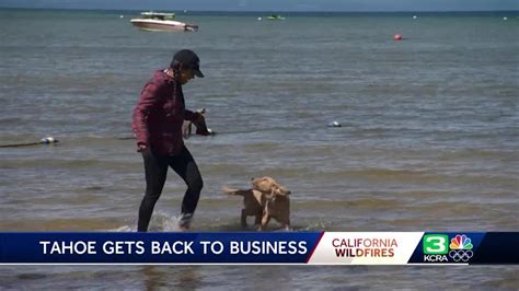 South Lake Tahoe Gets Back To Business As Caldor Fire Threat Subsides