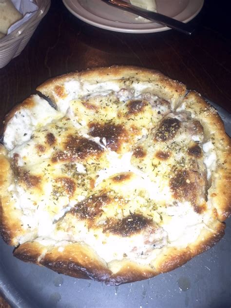 It's hard to write about chicago style and deep dish pizza. Talayna's pizza Chicago style deep dish white sauce with ...