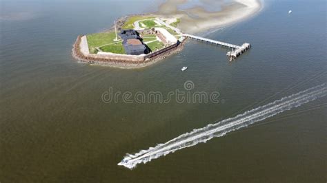 Aerial View Of Fort Sumter Charleston Sc Editorial Photography
