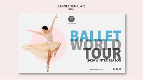 Free Psd Horizontal Banner For Ballet Performance