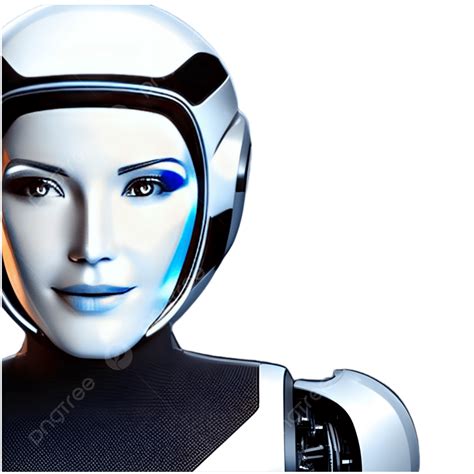 Gambar Cyborg Ai White Robot Scifi Avatar Art Cyborg Ai Robot Putih Seni Avatar Scifi Png