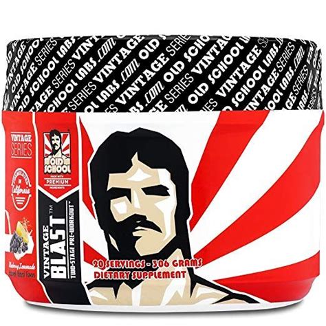 Vintage Blast Pre Workout Two Stage Energy Supplement For Men And