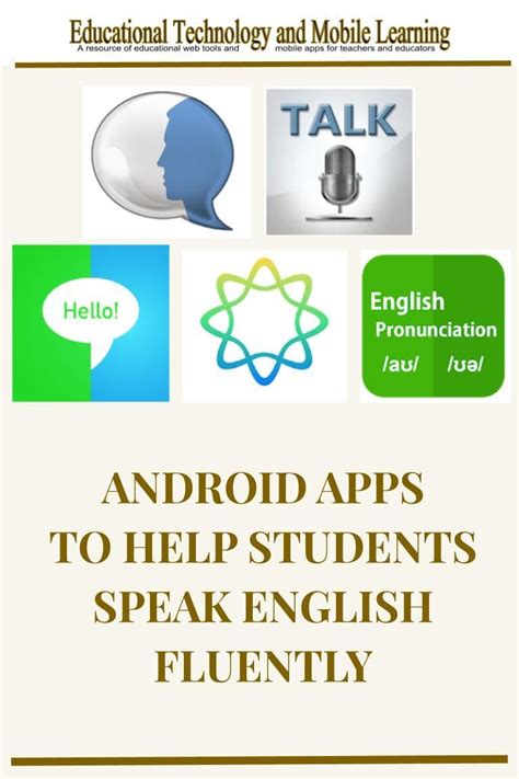 Android Apps To Help Students Speak English Fluently English Speaking