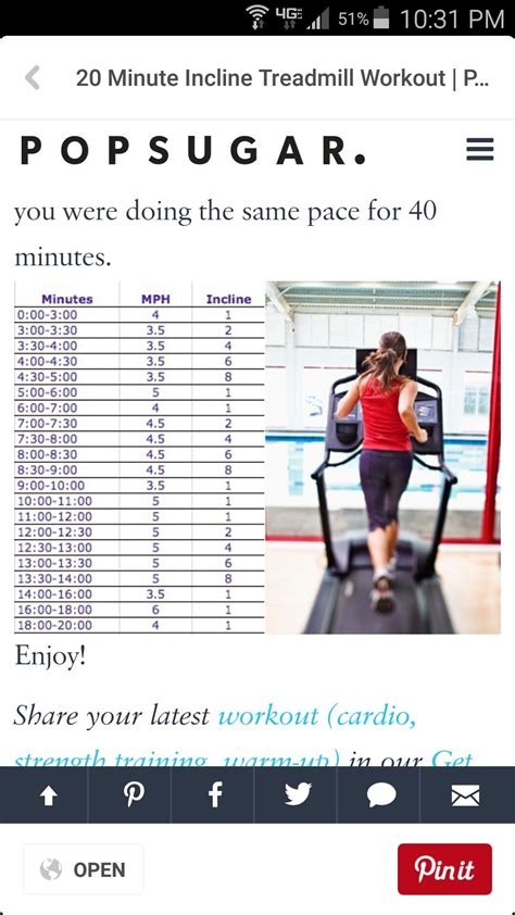 Pin by Cindy on Treadmill Workouts | Incline treadmill workout, Treadmill workouts, Treadmill 