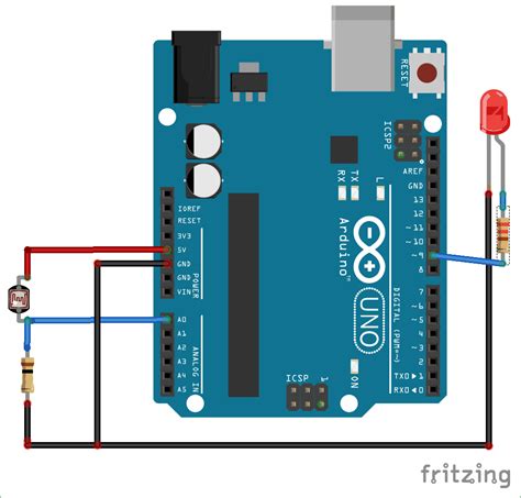 Arduino Light Sensor Circuit Using Ldr Mechatronics Lab Internet Of