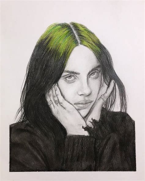 Billie Eilish Drawing Google Search Celebrity Drawings Art The Best