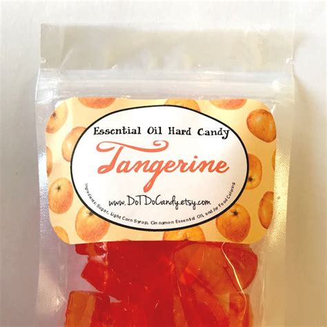 Tangerine Essential Oil Hard Candy 5oz Etsy