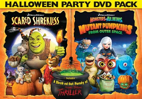 Dreamworks Halloween Double Pack Scared Shrekless Monsters Vs Aliens Mutant Pumpkins From