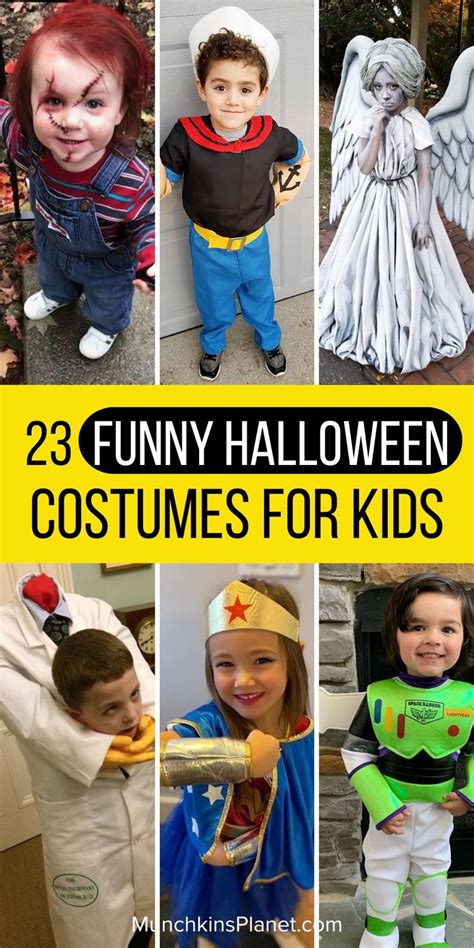 23 Scary And Funny Halloween Costumes For Kids Halloween Costumes For