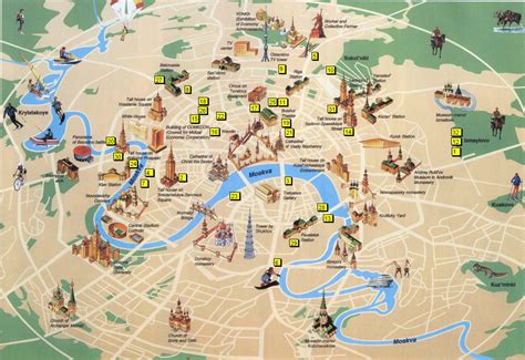Le Attrazioni Turistiche Di Londra Sulla Mappa Mappa Delle Attrazioni