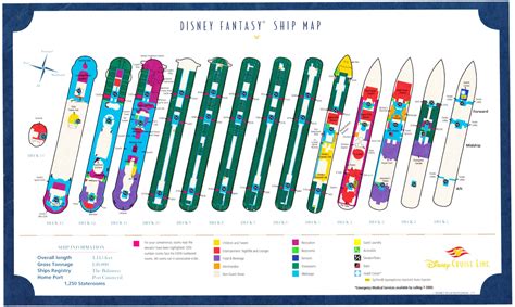 Deck Plans Disney Dream And Disney Fantasy • The Disney Cruise Line Blog