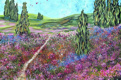 She Woke Landscape Art Painting By Kathy Symonds Fine Art America