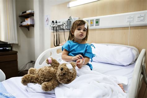 Download Premium Image Of Sick Little Girl In A Hospital 260708