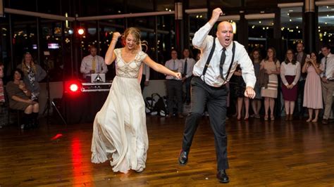 Dad And Daughter Perform Epic Wedding Dance Mashup Abc News