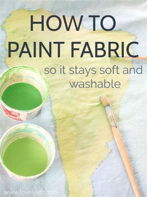 How To Paint Fabric For Beautiful Diy Projects Fabric Painting
