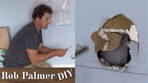 How To Fix A Hole In The Wall Diy Tip Youtube