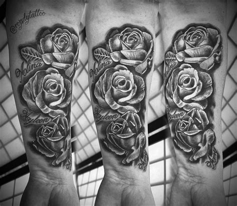 3 Rose Tattoo Fresh By Rozsdy 20230312 Rosetattoo Freshtattoo Flowertattoo Tattoowork