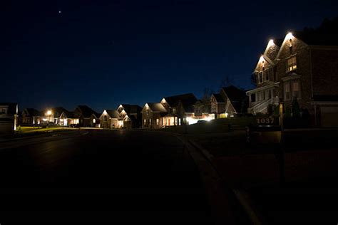 Suburbs Night Stock Photos Pictures And Royalty Free Images Istock