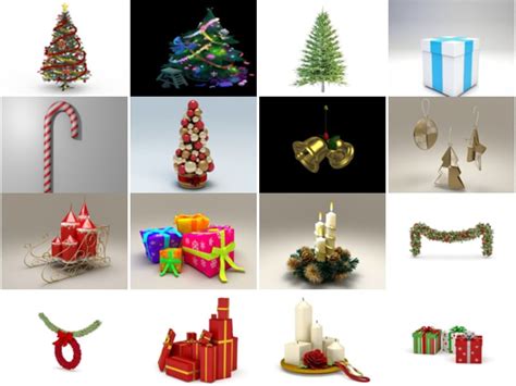 20 Realistic Christmas Decorating Free 3d Models For Download