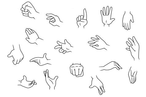 Understanding how to draw hands is challenging. Image result for drawing simple hands | Cartoon drawings ...