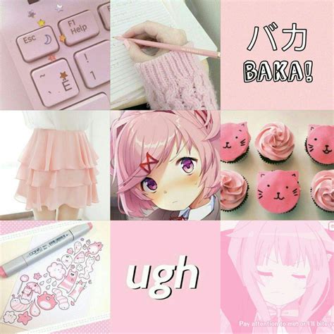 Anime Moodboard Pastel Pink Aesthetics Amino