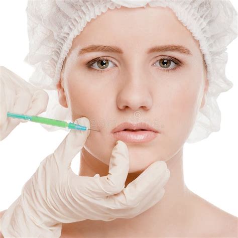 Cosmetic Botox Injection In Face Stock Photo Image Of Cosmetic Aging