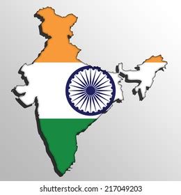 India Map Flag Inside 스톡 일러스트 142808803 Shutterstock