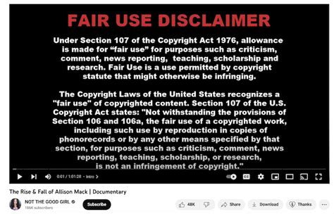 Youtube Disclaimer Examples Termly