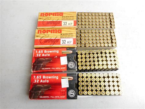 Assorted Assorted 32 Auto 765 Browning Ammo Switzers Auction