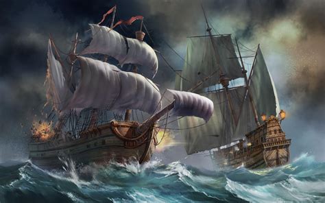 Ghost Pirate Ship Wallpaper Images