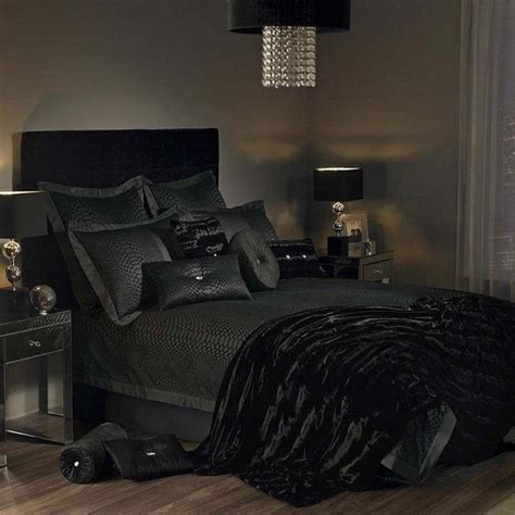 Black Bed Sheets Pros And Cons Modern Dark Bedroom Ideas Black