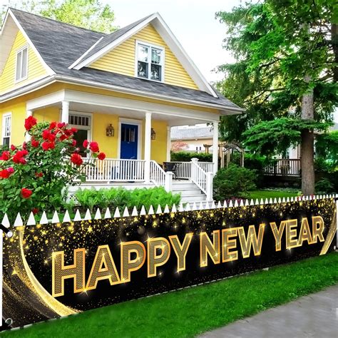 Buy Katchon Large Happy New Year Banner 2024 120x20 Inch Happy New