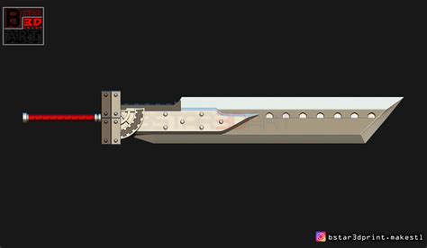 He wields a buster sword, a weapon rivaling his own stature in size, with great ease. 3D Printed Fusion Sword Cloud - Final Fantasy VII remake ...