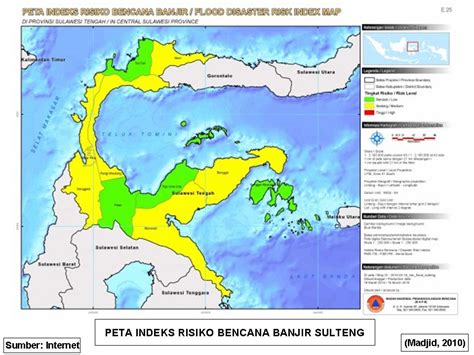 Peta Digital Peta Indeks Risiko Bencana Banjir Provinsi Sulawesi Tengah