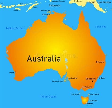 De wereldkaarten in amerika plaatsen namelijk de usa in het midden, hetzelfde geld voor china en japan. De Kaart Van Nieuw Zuid-Wales Met Australische Nationale ...
