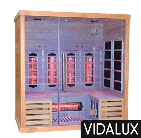 4 Person Full Spectrum Infrared Sauna With Complete Heat Vidalux