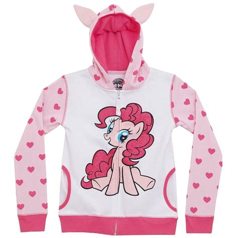 My Little Pony Pinkie Pie Front Girls Youth Costume Zip Hoodie