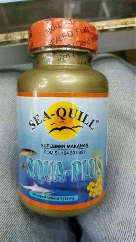 Jual Suplemen makanan Squa plus seaquill isi 100softgel di ...