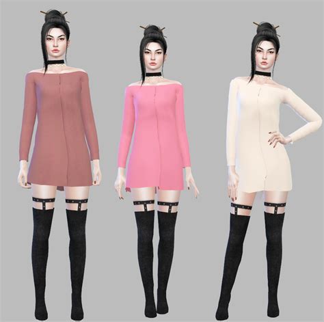 Hello Cream Dress Cas Standalone Recolor Custom