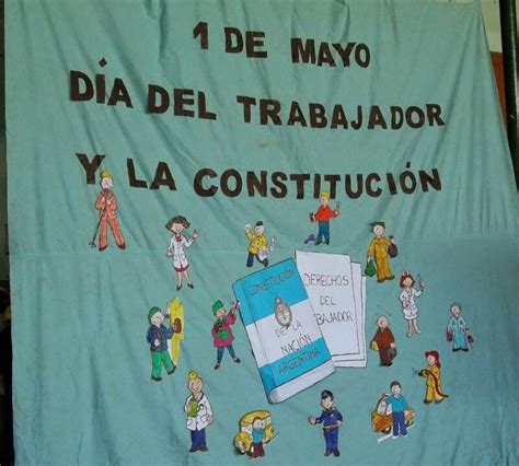 1 De Mayo Día Del Trabajador Y La Constitución Education Graphic