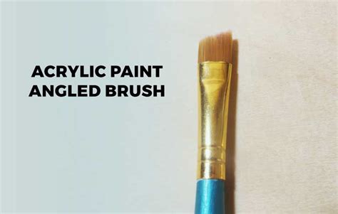Acrylic Paint Brushes 101 Understanding Brush Types And Their Uses 2022