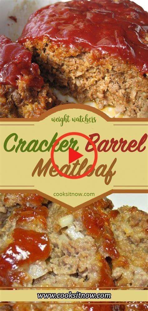 My husband, tom, absolutely loves any style meat loaf and would have it every night. 2 Lb Meatloaf Recipe With Crackers : Cracker Barrell ...
