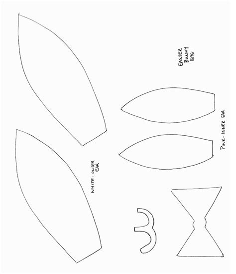 Parts of the face ears. Easter Printables (Bunny Ears Template)- Bing Images | Classroom Crafts | Easter, Easter crafts ...