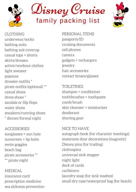 Use This Free Printable Packing List That Will Help You Get Organized