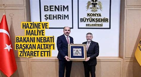 Hazine ve Maliye Bakanı Nebati Başkan Altay ı Ziyaret Etti