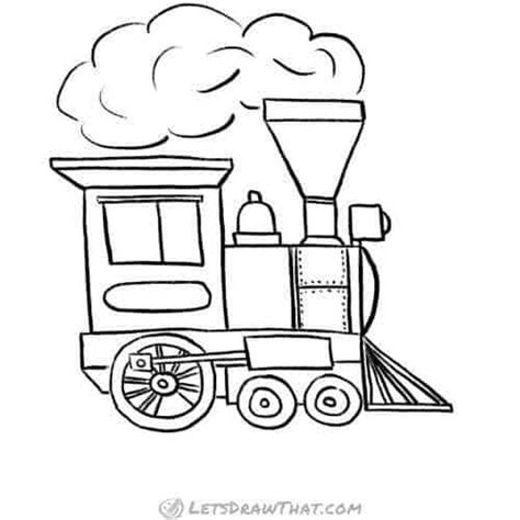 How To Draw A Steam Locomotive
