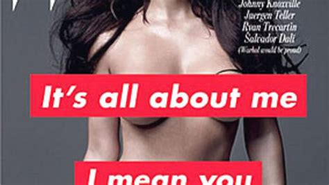 Kim Kardashian W Magazine Cover Is Full Frontal Cbs News